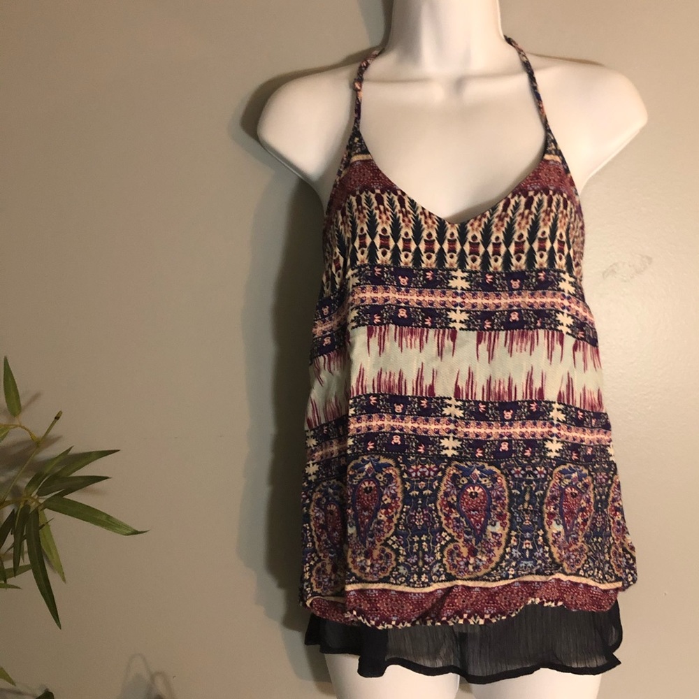 Lucky Brand Live In Love Tank Blouse